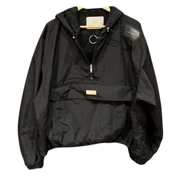 Heliot Emil AW19 Limited Black Anorak Pullover Jacket Lux Hood Streetwear